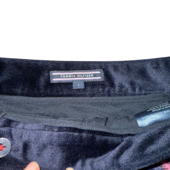 Deadstock Tommy Hilfiger Wool Skirt Plaid Red White Blue Pockets US2 UK4 Small - Picture 5 of 6